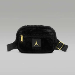 Air Jordan Faux Fur Camera Fekete Oldaltáska (1L)