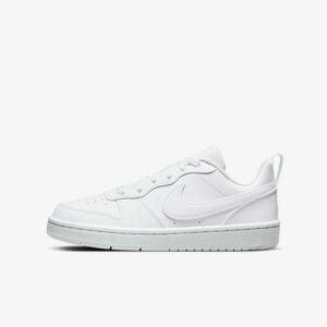 Nike Court Borough 2 "Triple White" (GS)