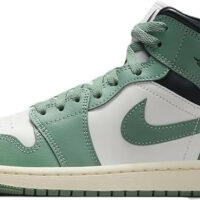 Jordan 1 Mid Jade Smoke