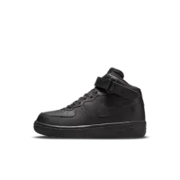Nike Air Force 1 Mid LE (GS) Triple Black