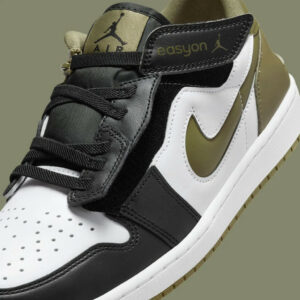 Air Jordan 1 Low Flyease "White Medium Olive" (EUR43)