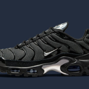 Nike Air Max Plus Black Suede Silver