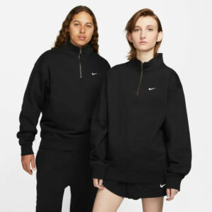 NikeLab Solo Swoosh 1/4-Zip Fekete Férfi Pulóver