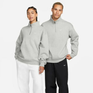 NikeLab Solo Swoosh 1/4-Zip Szürke Férfi Pulóver