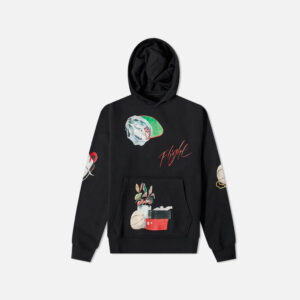 Air Jordan Artist Series by "Jacob Rochester" Graphic Fleece Fekete Férfi Kapucnis Pulóver