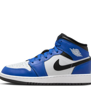 Air Jordan 1 Mid "Game Royal White Black" (GS)