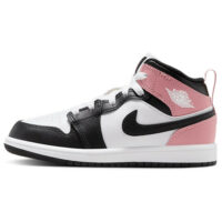 Jordan 1 Mid White Rust Pink Black (PS)