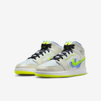 Jordan 1 Mid SE (GS) Warped Swoosh