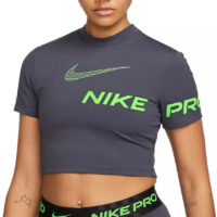 Nike Pro Dri-FIT Short-Sleeve Cropped Graphic Női Felső