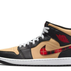 Air Jordan 1 Mid SE Tartan Swoosh