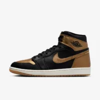 Jordan 1 Retro High OG Black Metallic Gold