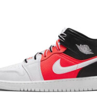 Jordan 1 Mid SE (GS) White Black Infrared