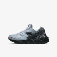 Nike Huarache Run Wolf Grey Black (GS)