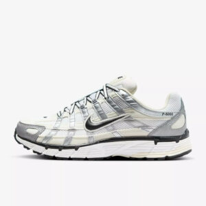 Nike P-6000 Coconut Milk Metallic Silver