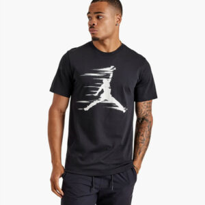Air Jordan "Jumpman Brush Logo" Fekete Férfi Póló