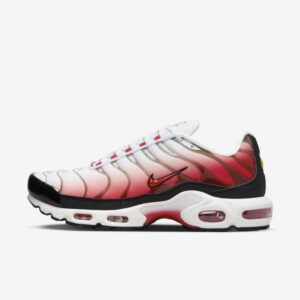 Nike Air Max Plus White Black University Red