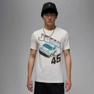 Air Jordan Brand Motorsports Drift Graphic Fehér Férfi Póló