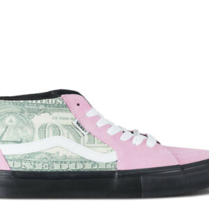 Supreme x Skate Grosso Mid Dollar Bill Pink