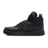 Nike Court Borough Mid Winter Triple Black