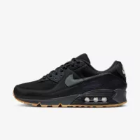 Nike Air Max 90 Black Smoke Grey Gum Reflective