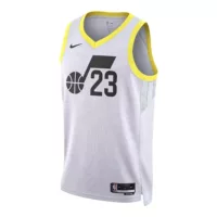 Nike NBA Utah Jazz Lauri Markkanen Association Edition Swingman Dri-Fit Férfi Kosármez