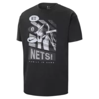 Nike x NBA Brooklyn Nets Courtside Fekete Férfi Póló
