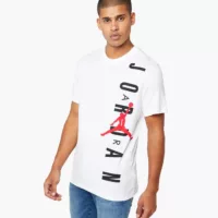 Air Jordan Vertical Logo Fehér Férfi Póló