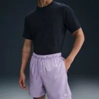 Nike Club Essentials Woven Flow Lila Férfi Rövidnadrág