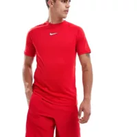 Nike Football Academy Back Big Swoosh Piros Férfi Póló