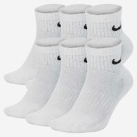 Nike Everyday Cotton Cushioned Fehér Bokazokni 6 pár
