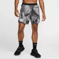 Nike Trail Stride Fekete Camo Férfi Rövidnadrág