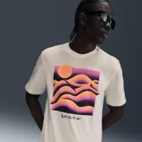 Nike Sportswear Just Do It Sunset Krémszínű Férfi Póló
