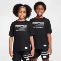 Nike Dri-Fit Multi Swoosh Fekete Gyerek Póló