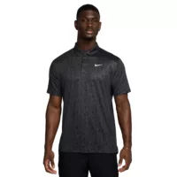 Nike Golf Dri-Fit Fekete “Flower Print” Férfi Pólóing