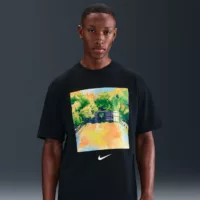 Nike Max 90 Painted Court Fekete Férfi Póló