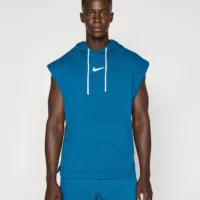 Nike Sportswear Kék Kapucnis Ujjatlan Póló