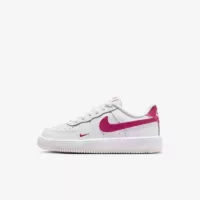 Nike Force 1 Low White Sweet Beet (PS)